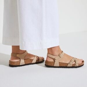 Birkenstock Kumba in Sandcastle Nubuck Leather
